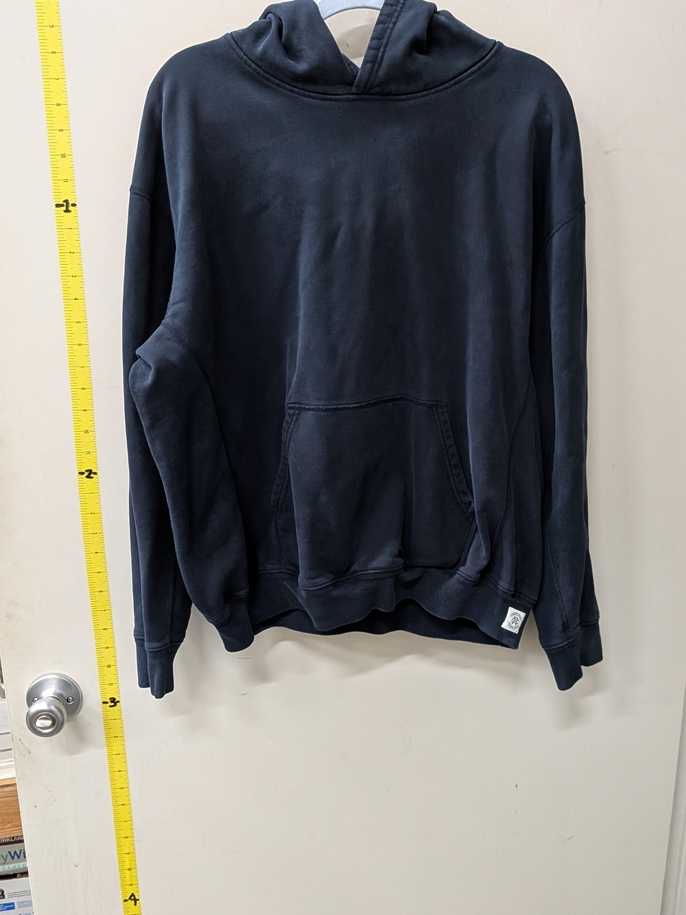 Reigning Champ Navy Crewneck Hooded Sweatshirt